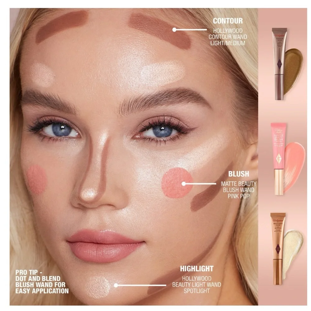 Charlotte Tilbury Matte Beauty Blush Wand - Soft Peach